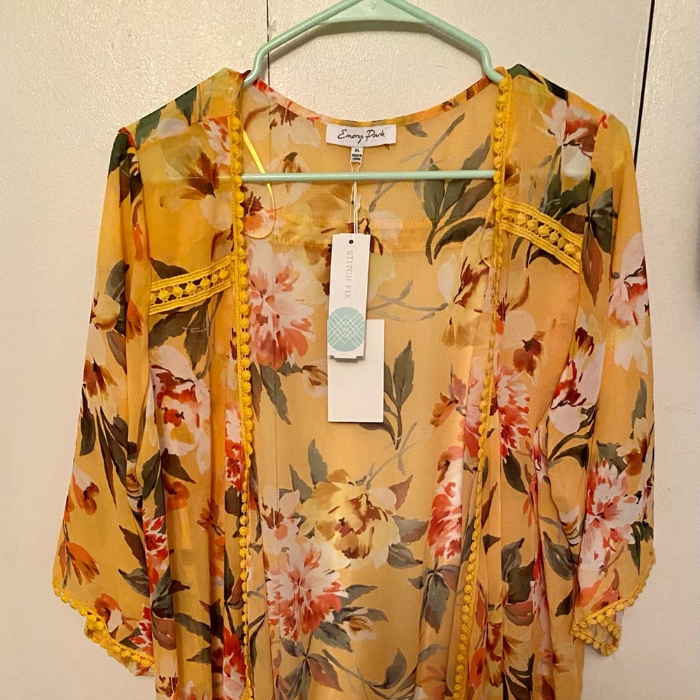 Yellow Kimono/Wrap